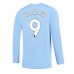 Manchester City Erling Haaland #9 Voetbalkleding Thuisshirt 2023-24 Lange Mouwen